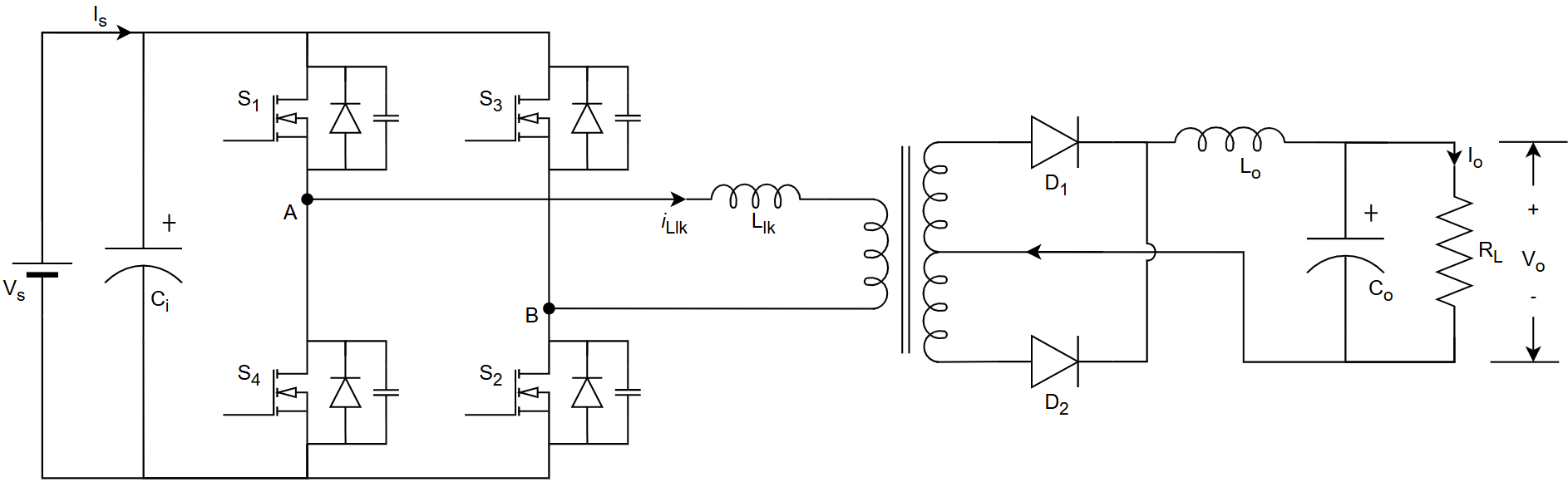Phase-shift Full-bridge Converter with Center-tapped transformer for ...